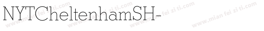 NYTCheltenhamSH字体转换