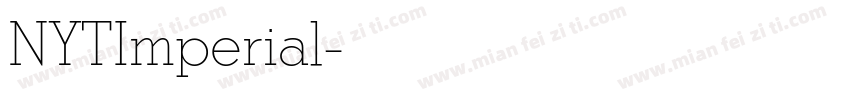 NYTImperial字体转换