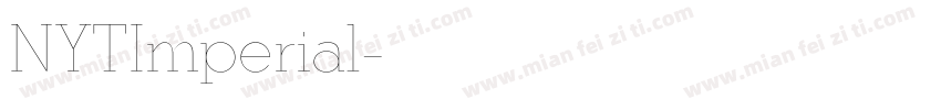 NYTImperial字体转换