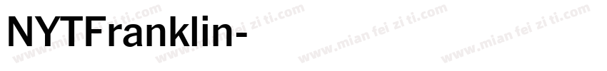 NYTFranklin字体转换