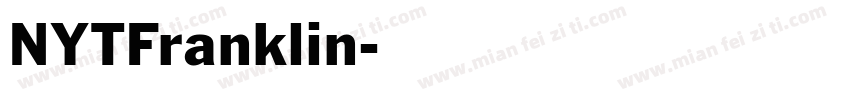 NYTFranklin字体转换