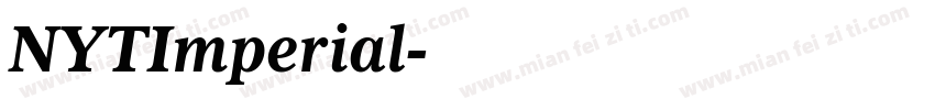 NYTImperial字体转换