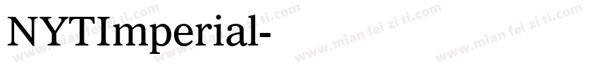 NYTImperial字体转换