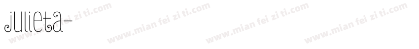 julieta字体转换