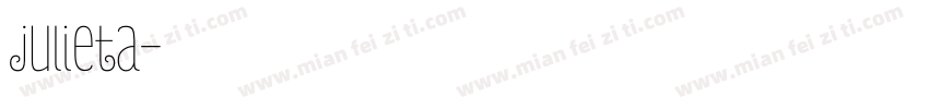 julieta字体转换