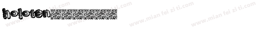holoten字体转换