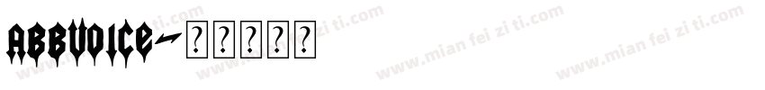 ABBvoice字体转换