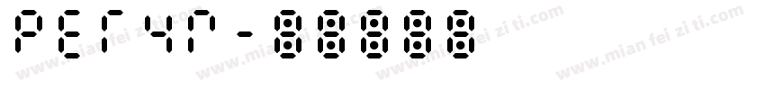 Per4m字体转换