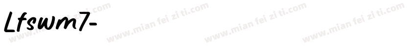 Lfswm7字体转换