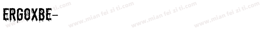 ERGOXBE字体转换