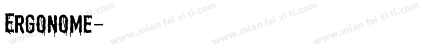 Ergonome字体转换