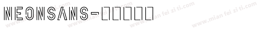NEONSANS字体转换