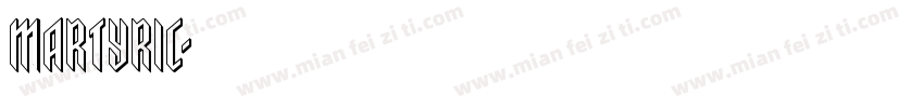 martyric字体转换