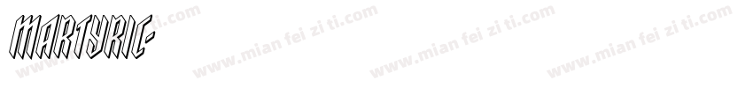 martyric字体转换