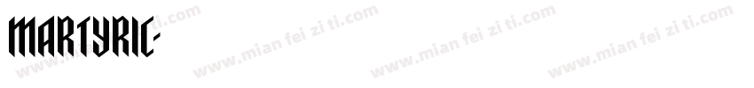 martyric字体转换