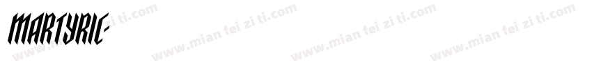 martyric字体转换