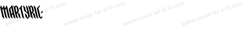 martyric字体转换