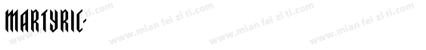 martyric字体转换