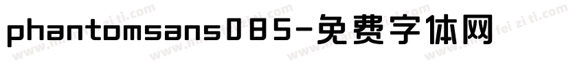 phantomsans085字体转换