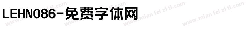 LEHN086字体转换