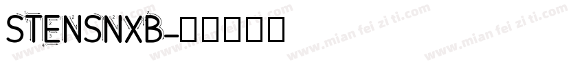 STENSNXB字体转换
