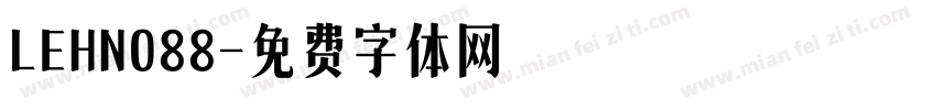 LEHN088字体转换