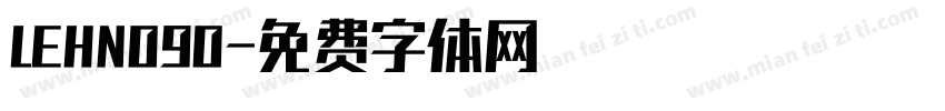 LEHN090字体转换