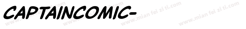 CaptainComic字体转换