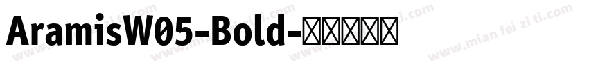 AramisW05-Bold字体转换