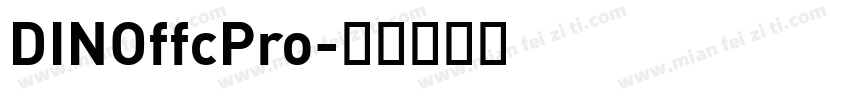 DINOffcPro字体转换