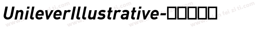 UnileverIllustrative字体转换
