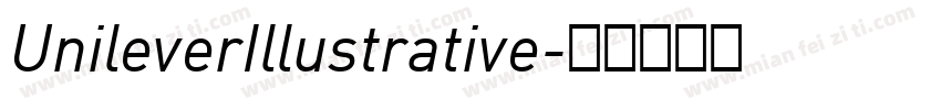 UnileverIllustrative字体转换