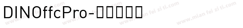 DINOffcPro字体转换