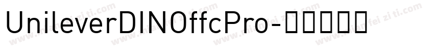 UnileverDINOffcPro字体转换
