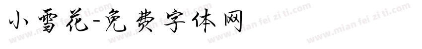 小雪花字体转换