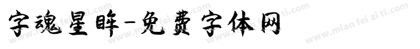 字魂星眸字体转换