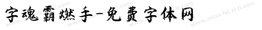 字魂霸燃手字体转换
