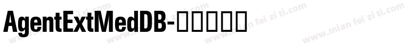 AgentExtMedDB字体转换