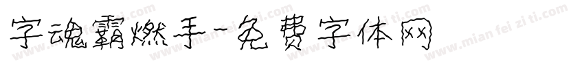 字魂霸燃手字体转换