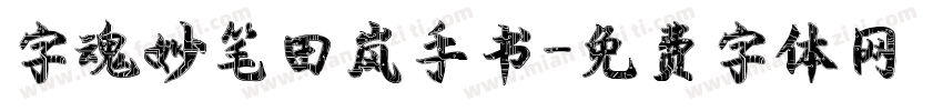 字魂妙笔田岚手书字体转换