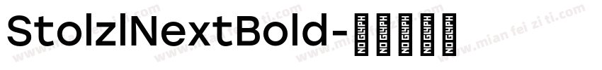 StolzlNextBold字体转换