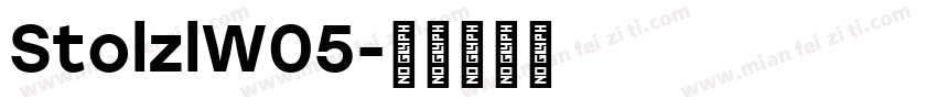 StolzlW05字体转换