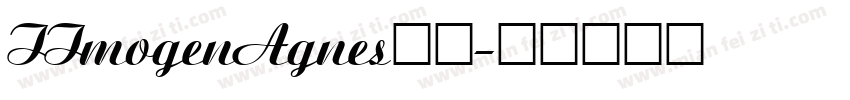 IImogenAgnes字体字体转换