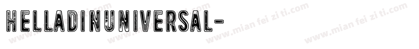 HellaDINUniversal字体转换