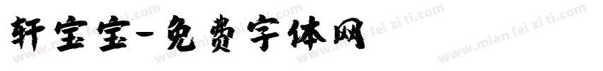轩宝宝字体转换
