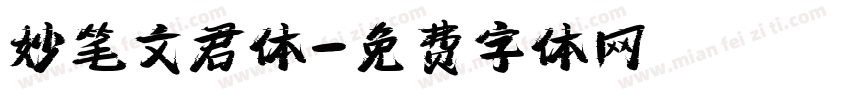 妙笔文君体字体转换