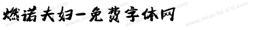燃诺夫妇字体转换