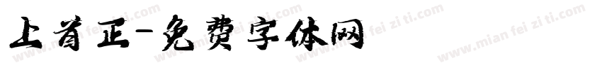 上首正字体转换