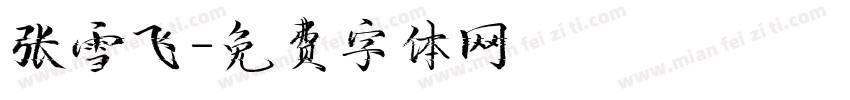 张雪飞字体转换