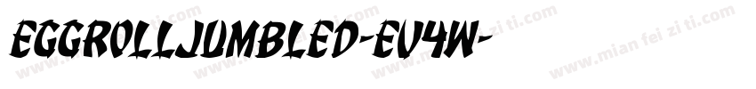 EggRollJumbled-Ev4W字体转换